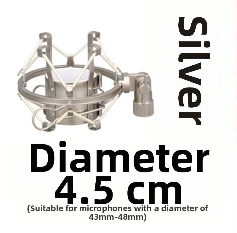 XZM ZX-108 Kovový držiak šoku pre kondenzátorové mikrofóny s vonkajším závitom
