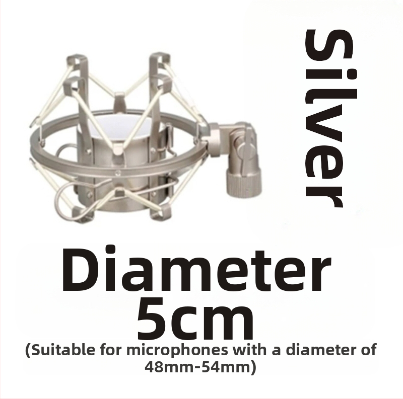 XZM ZX-108 Kovový držiak šoku pre kondenzátorové mikrofóny s vonkajším závitom