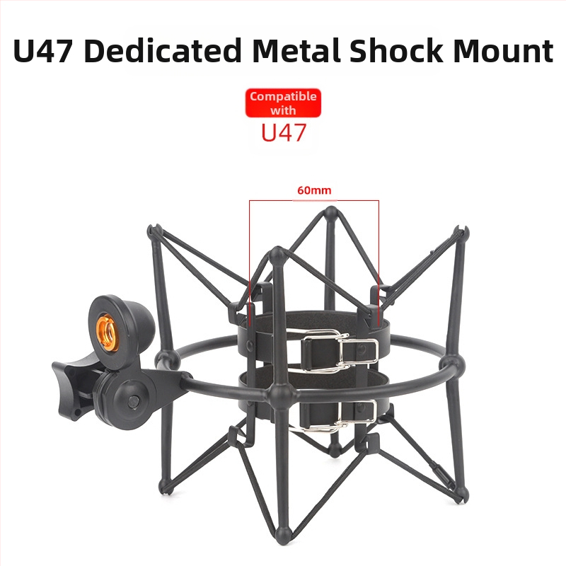 XZM ZX-108 Kovový držiak šoku pre kondenzátorové mikrofóny s vonkajším závitom