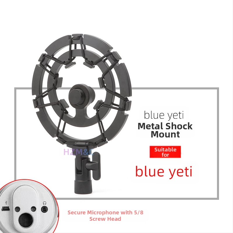 XZM ZX-108 Kovový držiak šoku pre kondenzátorové mikrofóny s vonkajším závitom