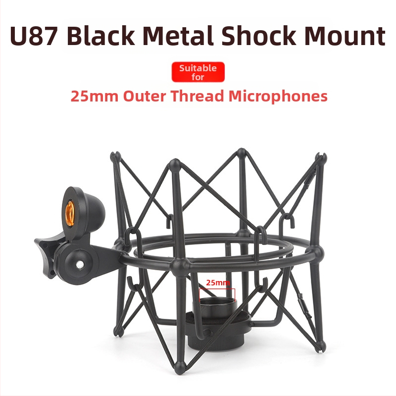 XZM ZX-108 Kovový držiak šoku pre kondenzátorové mikrofóny s vonkajším závitom