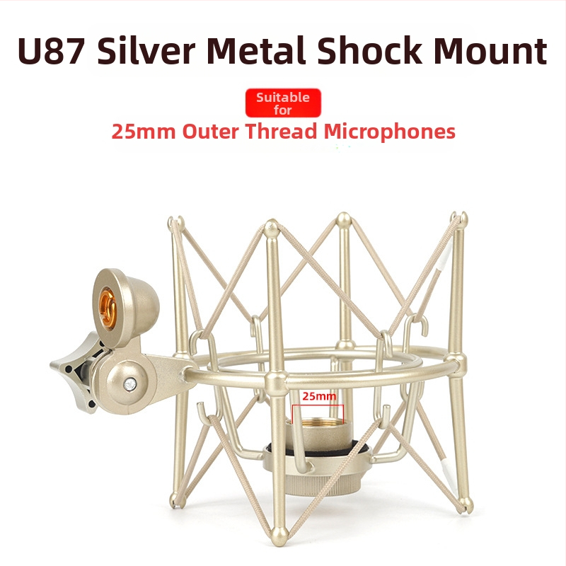 XZM ZX-108 Kovový držiak šoku pre kondenzátorové mikrofóny s vonkajším závitom