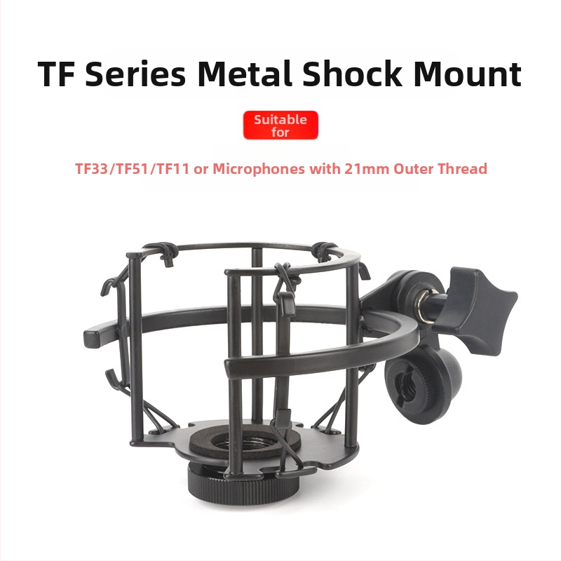 XZM ZX-108 Kovový držiak šoku pre kondenzátorové mikrofóny s vonkajším závitom