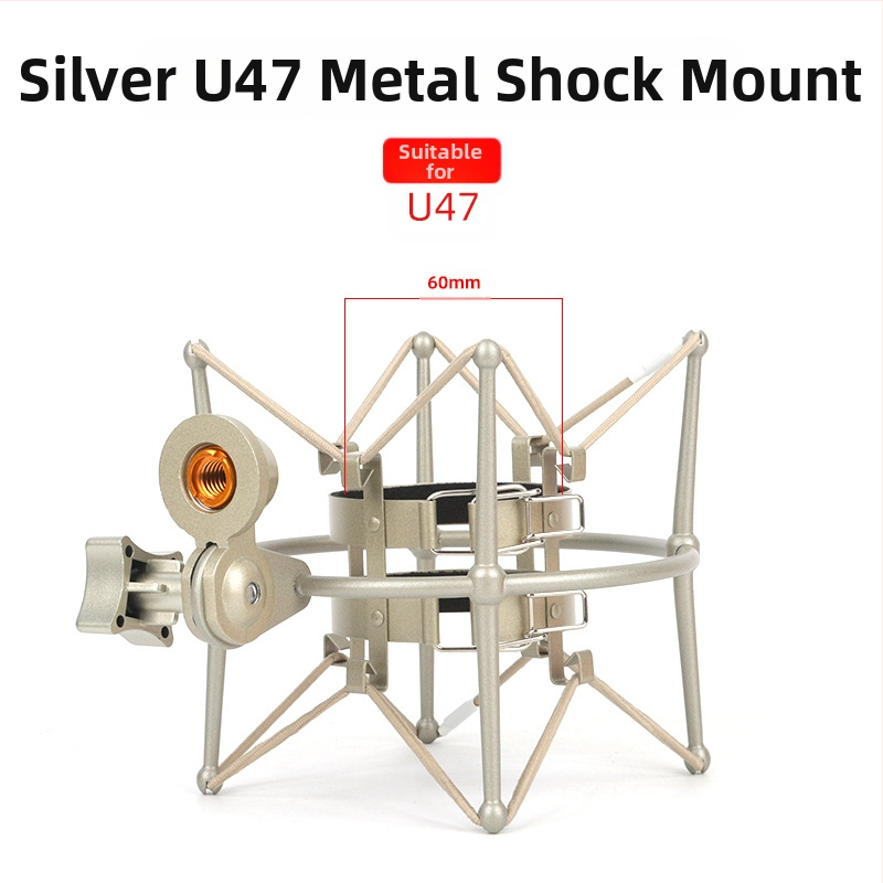 XZM ZX-108 Kovový držiak šoku pre kondenzátorové mikrofóny s vonkajším závitom