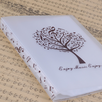 Φάκελος παρτιτούρων μουσικής, PVC υλικό, μοντέλο MG-43, συσκευασία OPP, κατάλληλο για μουσικά όργανα, μάρκα DEDO