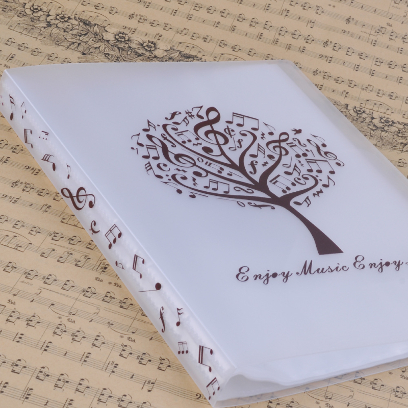 Dosar pentru partituri muzicale, material PVC, model MG-43, ambalaj OPP, potrivit pentru instrumente muzicale, brand DEDO