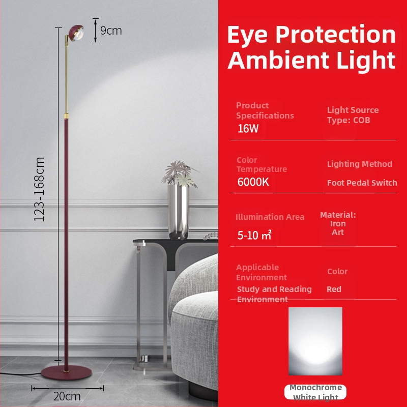 Grindų lempos COB, aliuminio gaubtas, geležinis korpusas, CRI ≥95