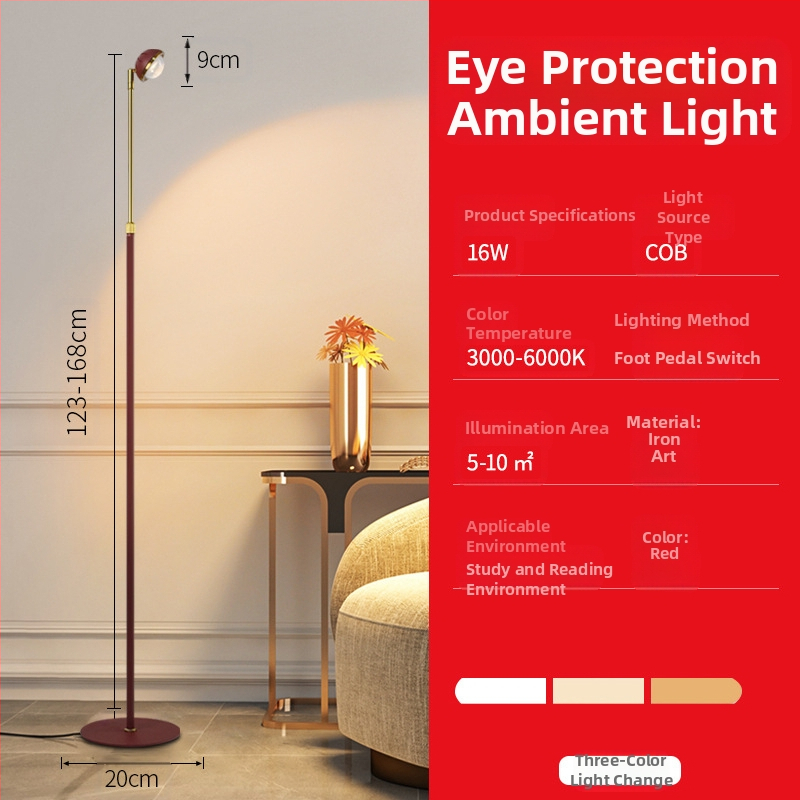 Grindų lempos COB, aliuminio gaubtas, geležinis korpusas, CRI ≥95