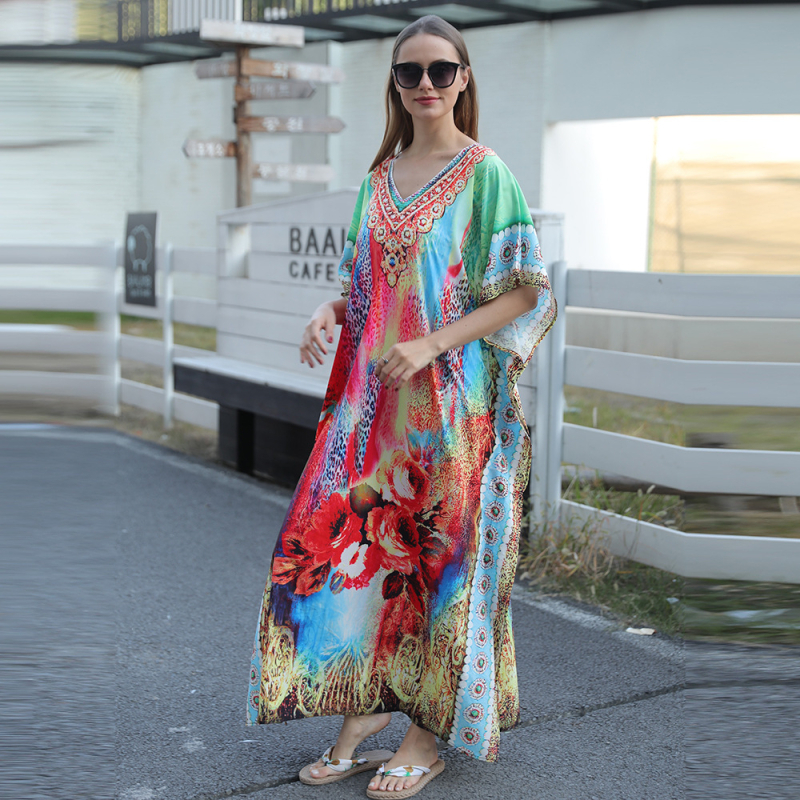 Bluza de plajă pentru femei cu imprimeu floral, poliester cu uscare rapidă, 180 g/m², căptușeală poliester, potrivită pentru înot și plimbări prin apă