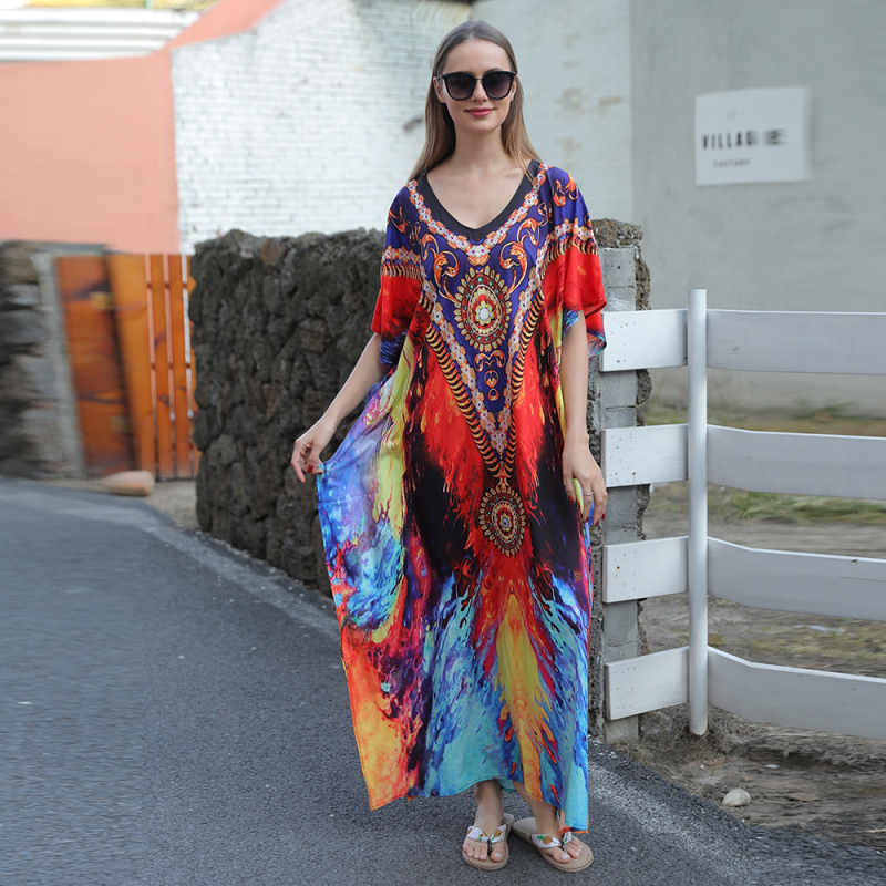 Bluza de plajă pentru femei cu imprimeu floral, poliester cu uscare rapidă, 180 g/m², căptușeală poliester, potrivită pentru înot și plimbări prin apă