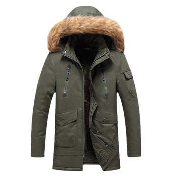 Памучно подплатено яке с цип, качулка, стойка яка, странични джобове, памучен пълнеж