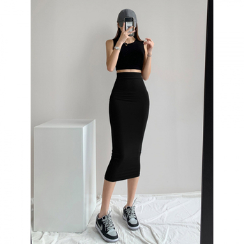 Φούστα Midi Α-γραμμής από Chenille, με Spandex και μικροελαστικότητα