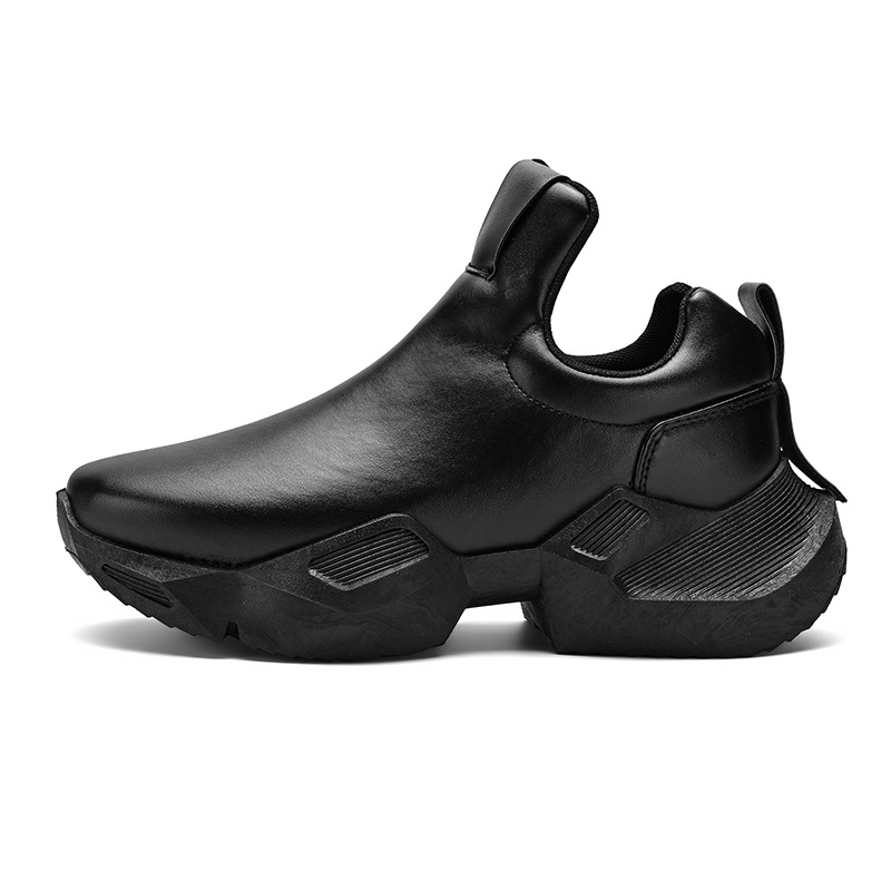 Férfi slip-on mokaszni mikrofiber bőrből, hegyes orrú, téli viselet, kopásálló