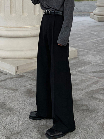 Ανδρικά παντελόνια casual με ήπια φαρδιά γραμμή, 96% πολυεστέρας σε ανάμικτο συνθετικό ύφασμα, μικροελαστικότητα, καλοκαίρι