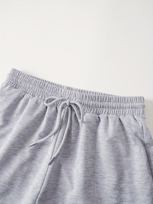 Šorcevi s vezicom, 2-dijelni set, Harajuku stil, chenille materijal sa spandexom ispod 30%, proljeće 2025