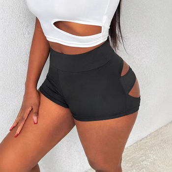 Ženske šorceve za jogu i trčanje, visok pojas, duljina 3/4, mješavina poliester elastan, visoka elastičnost, street hipster stil