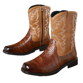 Μπότες Martin, PU επάνω μέρος, καουτσούκ σόλα, στρογγυλή μύτη, χαμηλό τακούνι 1–3 εκ.