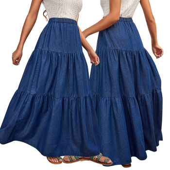 218583 Traper midi suknja, duga, Poliester 50-70% + Spandeks 30-50%