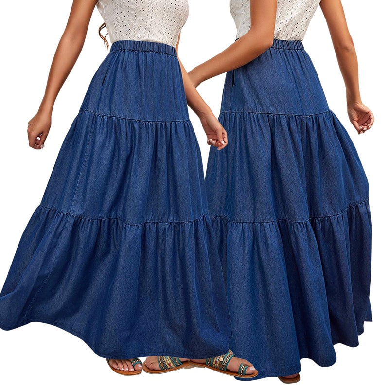 218583 Traper midi suknja, duga, Poliester 50-70% + Spandeks 30-50%