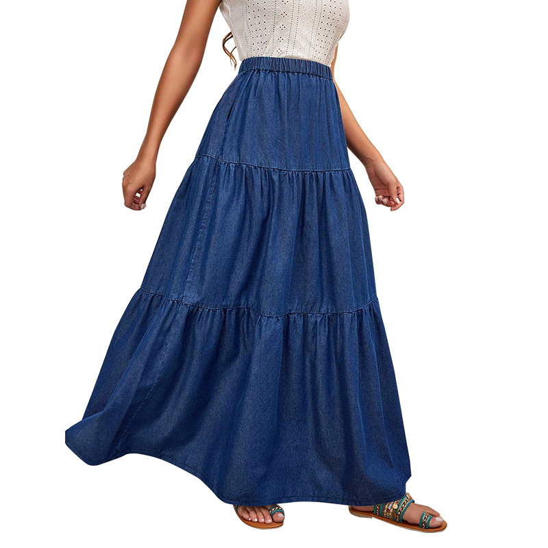 218583 Traper midi suknja, duga, Poliester 50-70% + Spandeks 30-50%