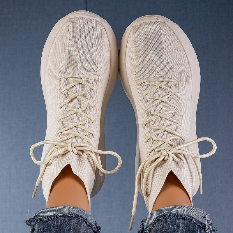 Ženske mrežaste tenisice s vezicama, casual šetnje, EVA potplat