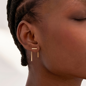 Σετ Ear Cuff Bodhi, σχέδιο Τρίγωνο-Βέλος, 8 τεμάχια, Άνοιξη 2025