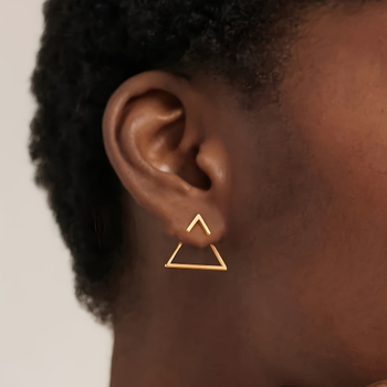 Σετ Ear Cuff Bodhi, σχέδιο Τρίγωνο-Βέλος, 8 τεμάχια, Άνοιξη 2025