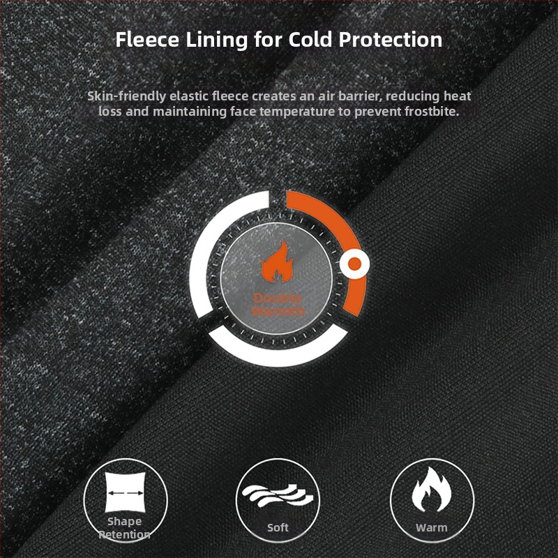 Cyklistická maska, unisex, polyesterová tkanina, značka Qianqianwo (Polyester; Značka: Qianqianwo; Unisex)