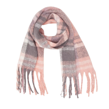 Φουλάρι σε στυλ Κορεατικού με σχέδιο houndstooth - πολυεστέρας, προέλευση Zhejiang, χειμερινή σεζόν, κυκλοφορία φθινόπωρο 2024, δυνατότητα εξατομίκευσης