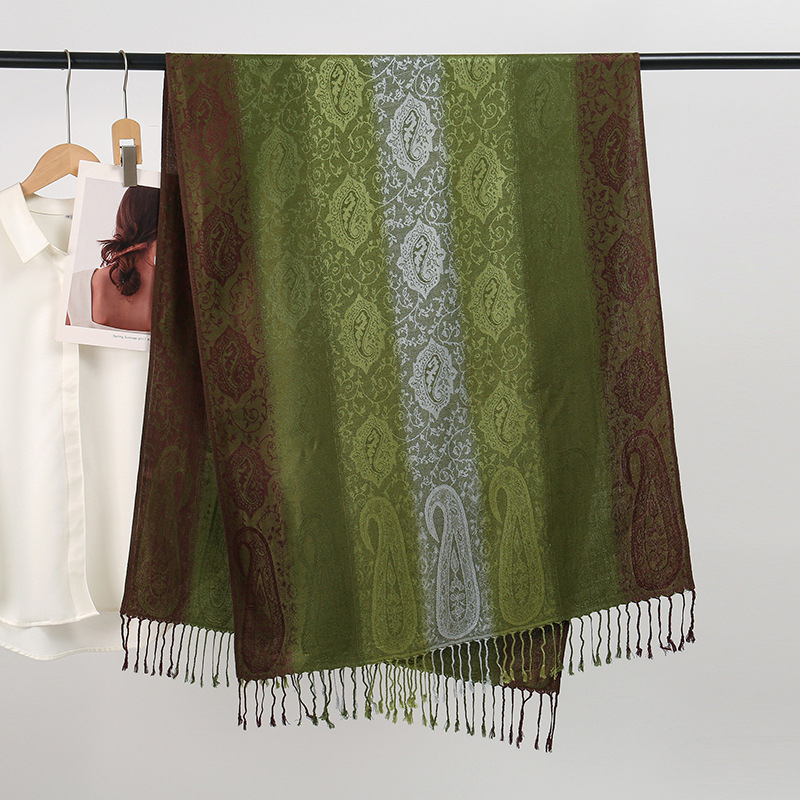 Jacquard šal od poliestera s imitacijom kašmira, warp knitting, četiri sezone, podrijetlo Jinhua, Zhejiang