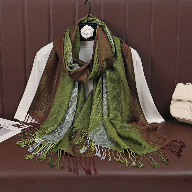 Jacquard šal od poliestera s imitacijom kašmira, warp knitting, četiri sezone, podrijetlo Jinhua, Zhejiang