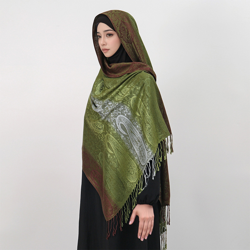 Jacquard šal od poliestera s imitacijom kašmira, warp knitting, četiri sezone, podrijetlo Jinhua, Zhejiang