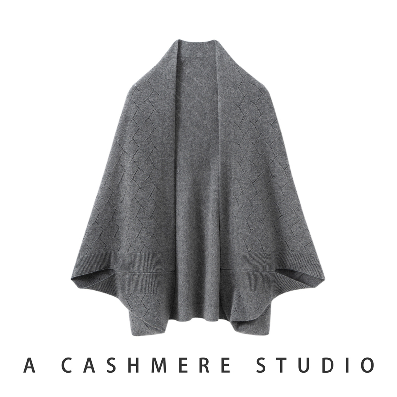 Qi Fei Tong кашмирен плетен шал-аксесоар, есен-зима 2025, обработка по поръчка, лицензиран частен етикет