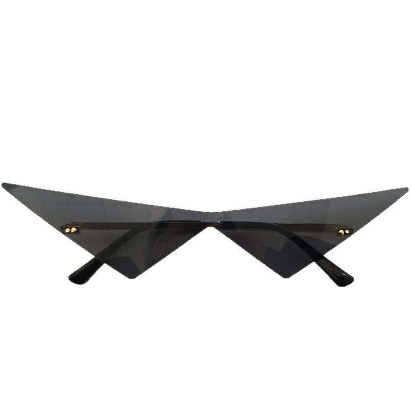 Γυαλιά ηλίου χωρίς στήριγμα, τριγωνικά, unisex, άνοιξη 2025