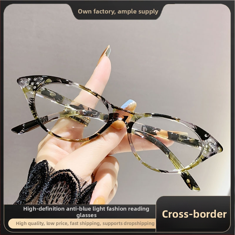 Очила за четене с анти синя светлина, пълен рамков дизайн, PC рамка, лещи AC, за пресбиопия, есен 2024