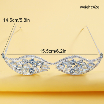 Akinų rėmeliai su rhinestones, modelis All yards, aksesuarams, licencijuotas privataus prekinio ženklo, 2024 metų pavasaris