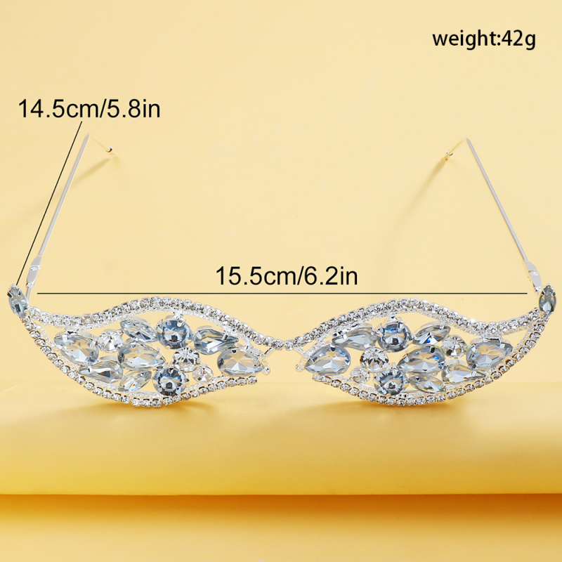 Akinų rėmeliai su rhinestones, modelis All yards, aksesuarams, licencijuotas privataus prekinio ženklo, 2024 metų pavasaris