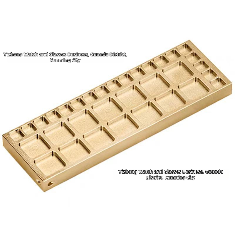 Μεταλλική πλάκα για βίδες ρολογιών – πολυχρηστική πλάκα για εξαρτήματα κίνησης; Ατσάλι; Σετ 1; Για επισκευή ρολογιών; Κατάλληλη για τηλεπικοινωνιακή συντήρηση