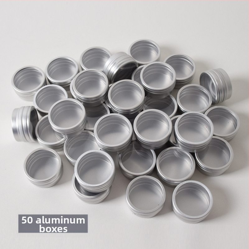 Κουτί αποθήκευσης κοσμημάτων — διαφανές κυκλικό σκληρό κουτί για διαμαντοκοσμήματα