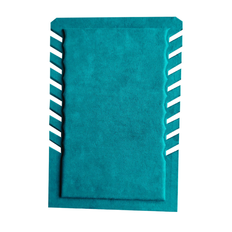 Διακοσμητική βάση για κολιέ με Ice Flower velvet υφή, τετράγωνος επίπεδος κορυφή, υλικό: πολυεστέρας, επικάλυψη: φλάνελ, ένα στρώμα, Διαδικασία: splicing