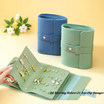 Fülbevalókhoz való ékszertáska — anyag: szuper rost; stílus: egyszerű; keménység: puha; mintázat: egyszínű