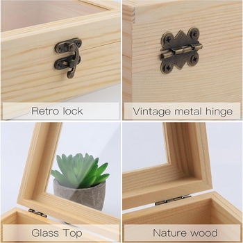 Fából készült doboz általános csomagoláshoz, természetes fa, polírozott felület, testreszabható belső és logónyomtatás