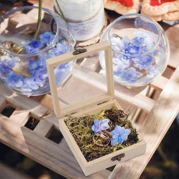 Fából készült doboz általános csomagoláshoz, természetes fa, polírozott felület, testreszabható belső és logónyomtatás