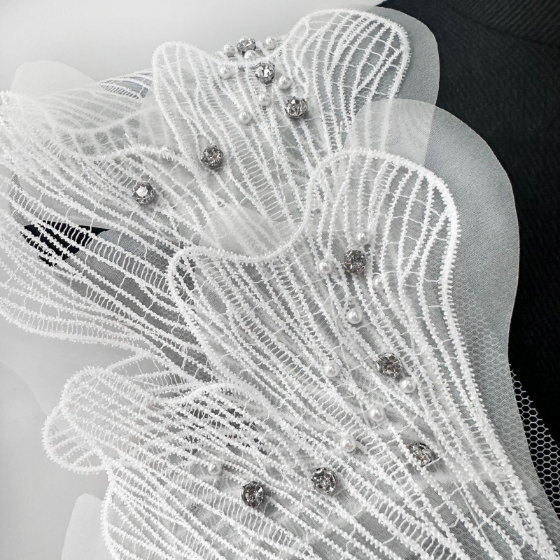 Happy γυναικείο φόρεμα χορού με δαντέλα, κεντημένο appliqué κορσάζ, για ενήλικες, Καλοκαίρι 2024, Spot goods