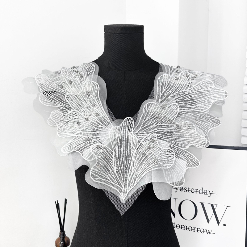 Happy γυναικείο φόρεμα χορού με δαντέλα, κεντημένο appliqué κορσάζ, για ενήλικες, Καλοκαίρι 2024, Spot goods