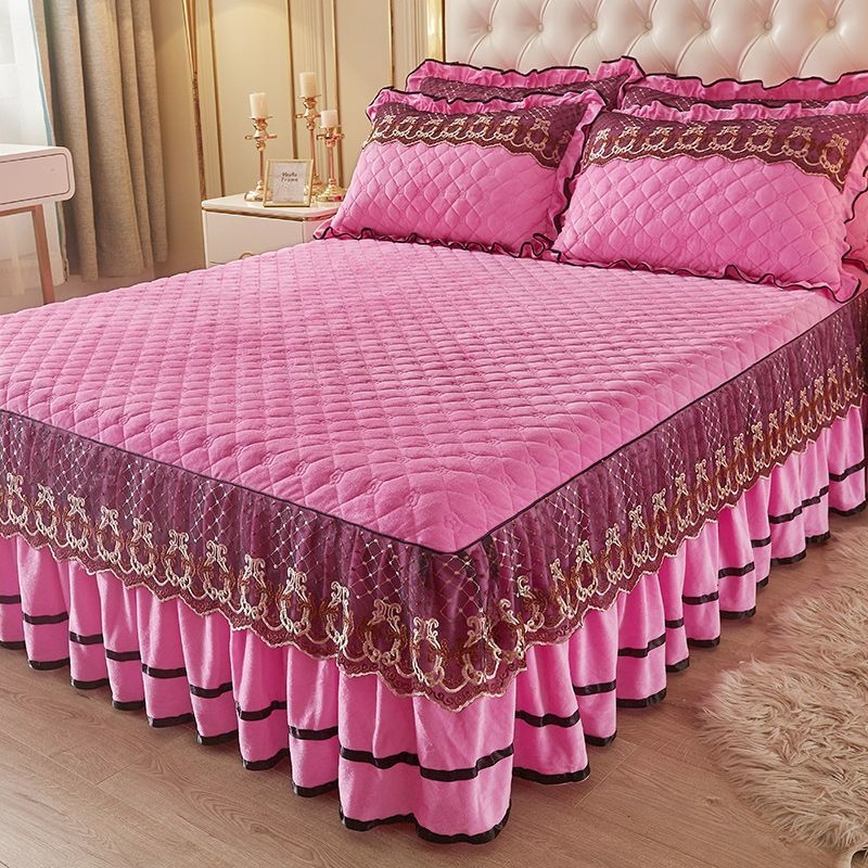 Keturių dalių lovos užtiesalo komplektas, plautas medvilnės audinys, šlifuotas audinys, tie-dye spaudai, korėjietiškas stilius