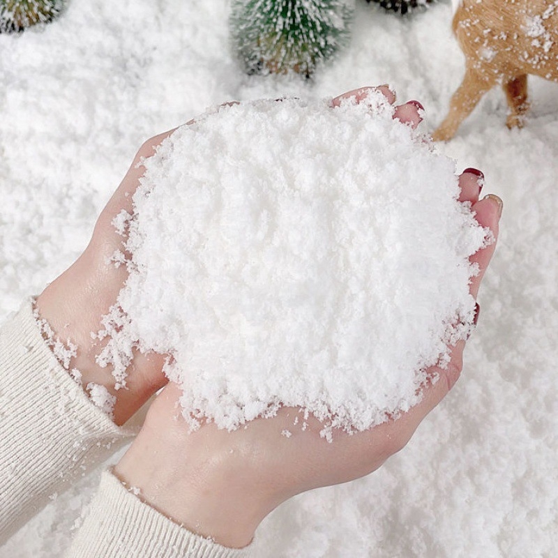 Изкуствен сняг и снежинки – симулация за коледна витрина (Материал: Друг; Марка: Без марка; Стил: Друг; Подходящо за Коледа)