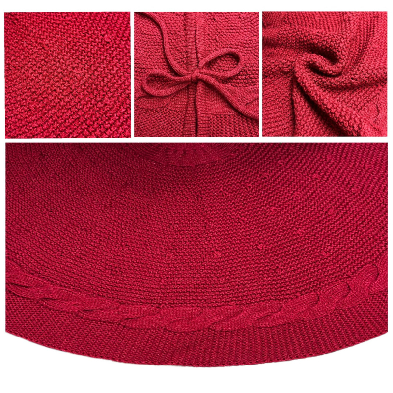 Коледна плетена рокля за елха — Children's, класически стил, материали: желязо и плат, подходяща за Коледа