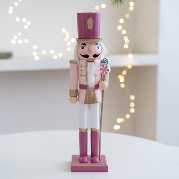 Ξύλινο διακοσμητικό με φιγούρα στρατιώτη από ξύλο καρυδιάς – χριστουγεννιάτικη διακόσμηση