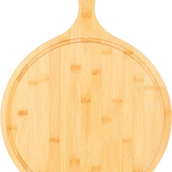 Bambusa apaļā griešanas dēle ar rokturi, nordiskais stils, pielāgošana pieejama